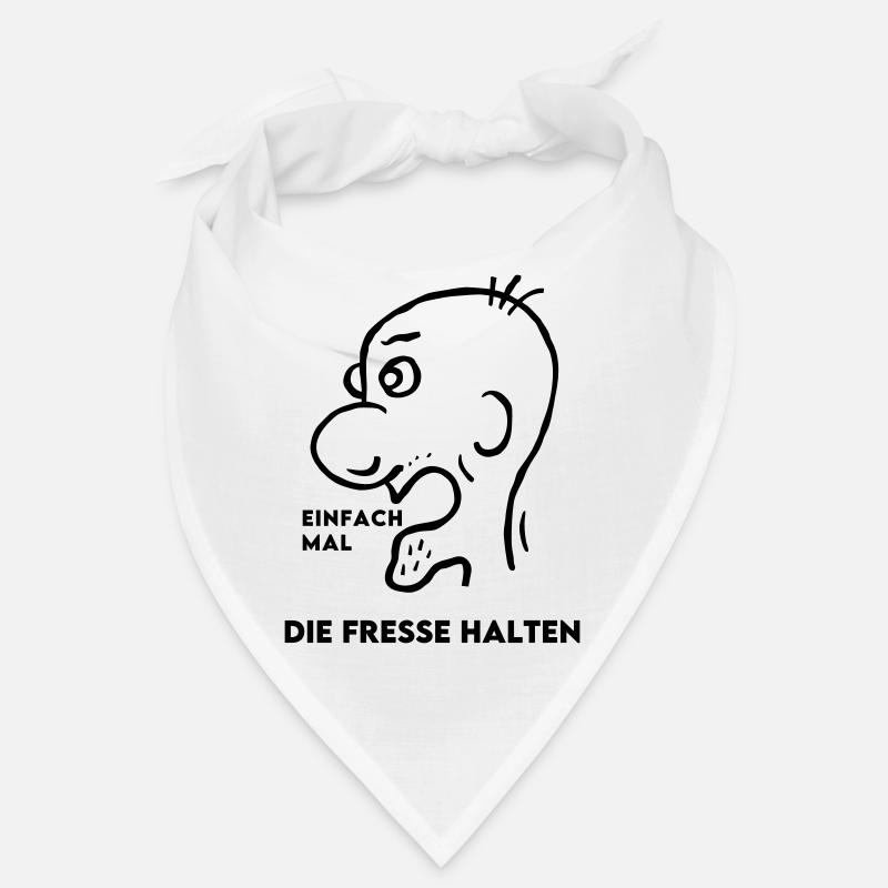 Mann Comic Wütend Böse Streit - Fresse halten Bandana