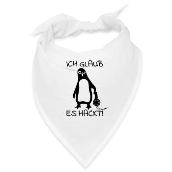 Pinguin Sudo - Bandana - Weiß - Vorne