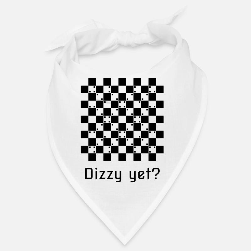 Dizzy yet? Optical illusion Bandana