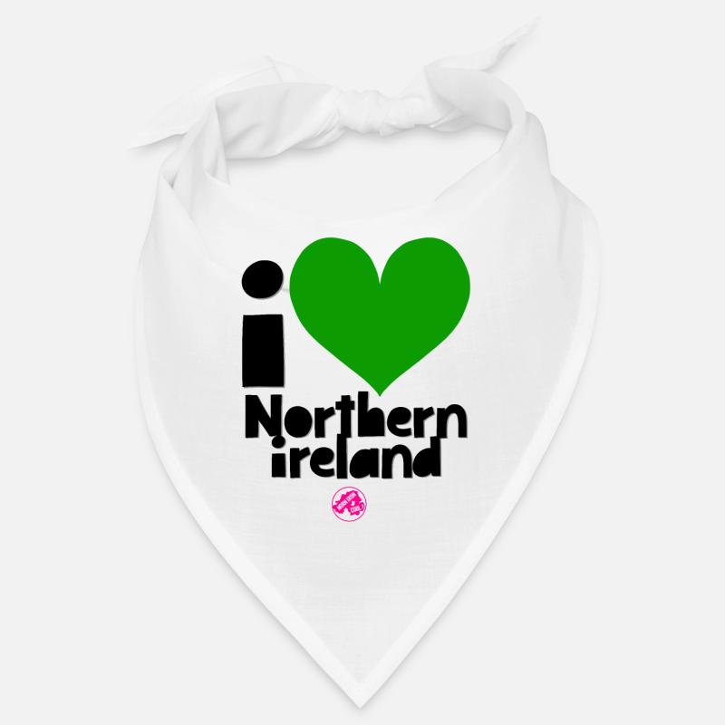 Irlande du Nord - Bandana - blanc