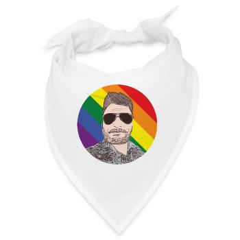 Gay Man - Bandana - Weiß - Vorne