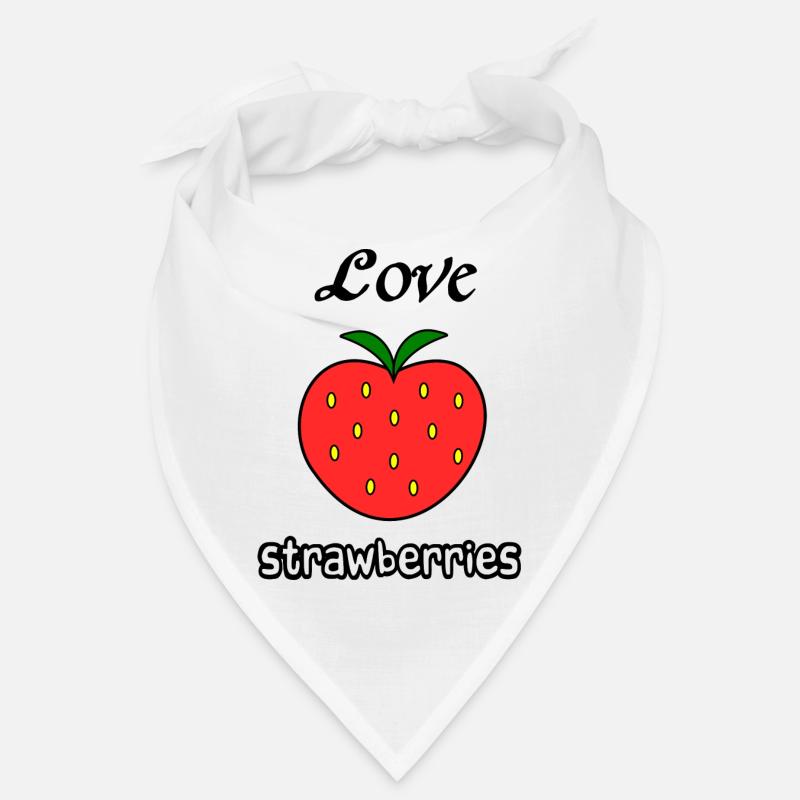 Love strawberries Bandana