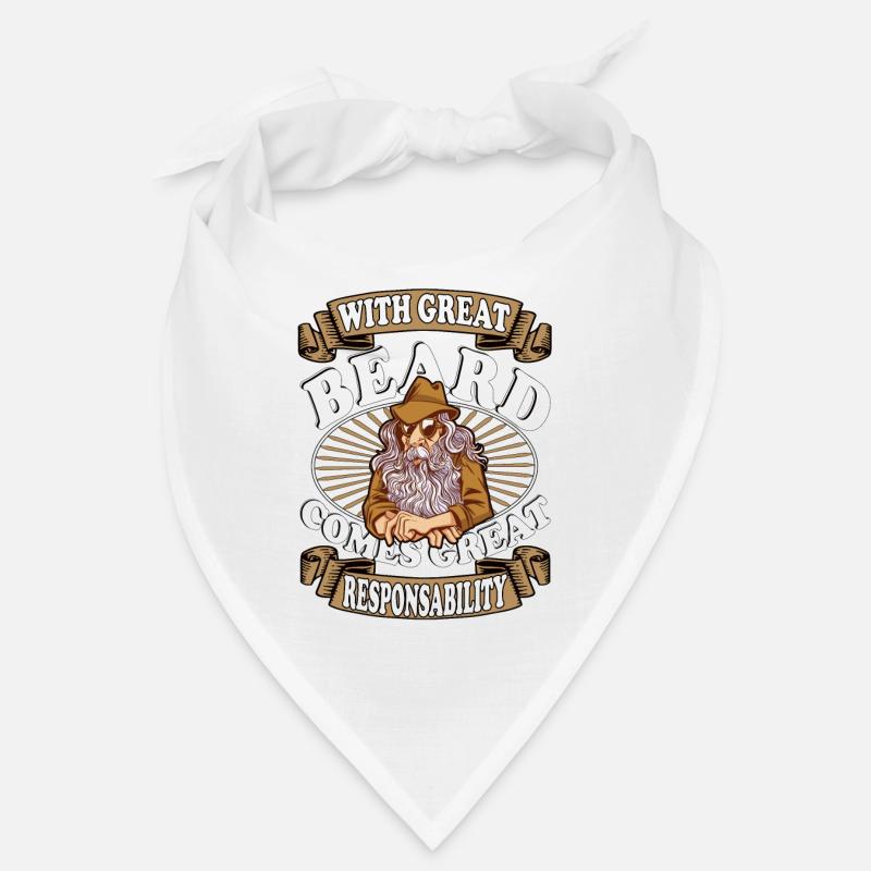 With great beard comes great responsability Bart Bandana