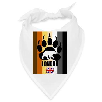 London schwul - Bandana - Weiß - Vorne