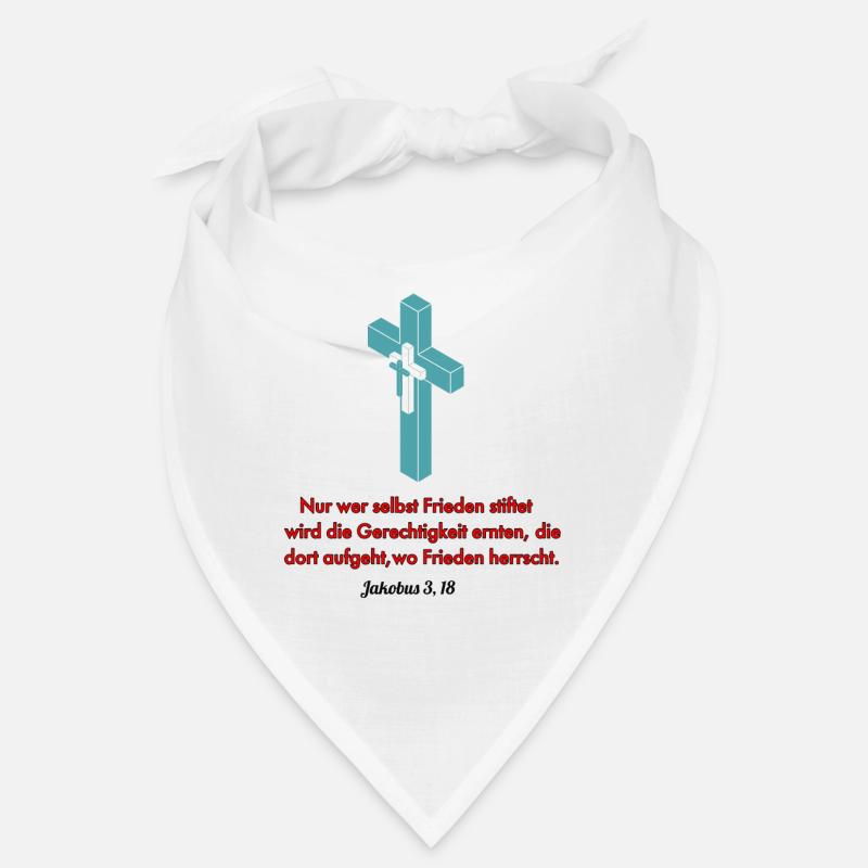 Spruch Jakobus 3, 18 Bandana