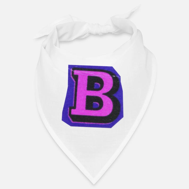 Typografie Buchstabe B Bandana