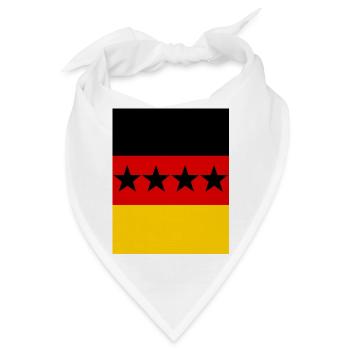 Deutschland WM - Bandana - Weiß - Vorne