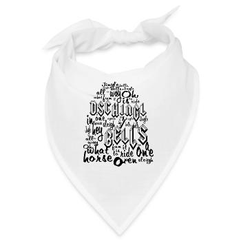 Dschingl Bells - Bandana - Weiß - Vorne