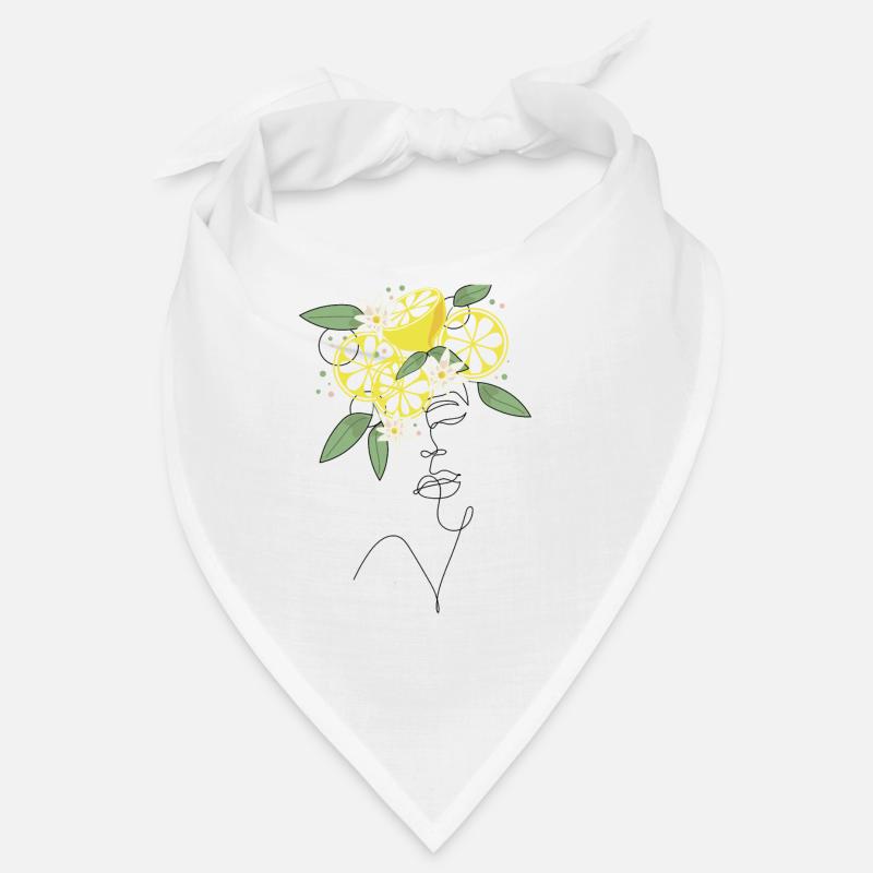 Lady Lemon - Bandana - Weiß