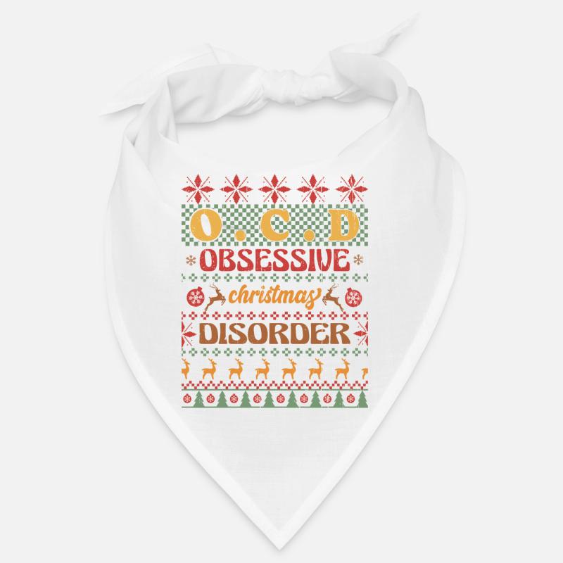 OCD Christmas sublimation Bandana