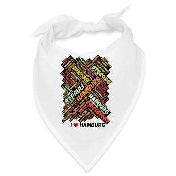 Hamburg - Bandana - Weiß - Vorne