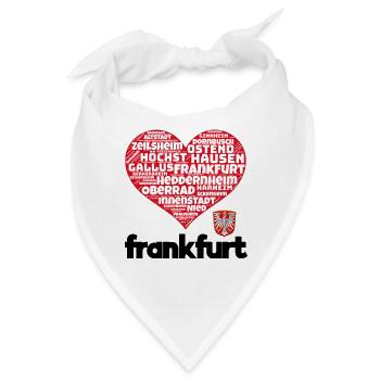 Frankfurt - Bandana - Weiß - Vorne