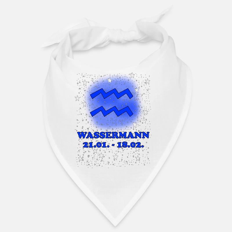 Wassermann Sternzeichen Symbol Bandana
