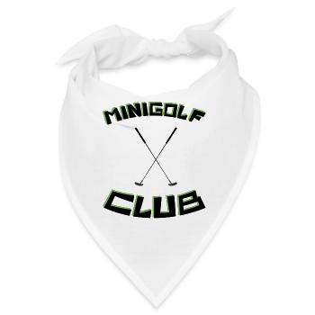 MINIGOLF -CLUB- Jahreseinkommen - Bandana - Weiß - Vorne