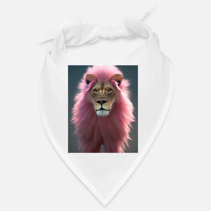 Dessin animé d’une lionne queer Bandana