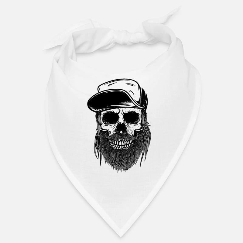 scruffy skull Bandana