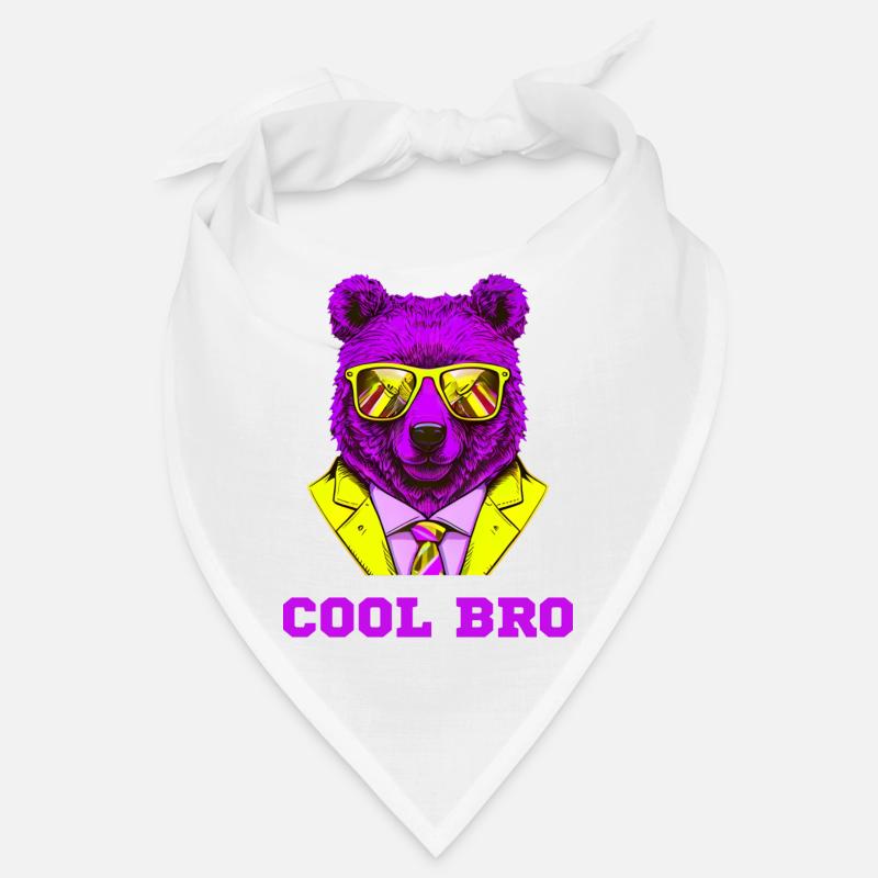 Cool Bro Bear Bandana