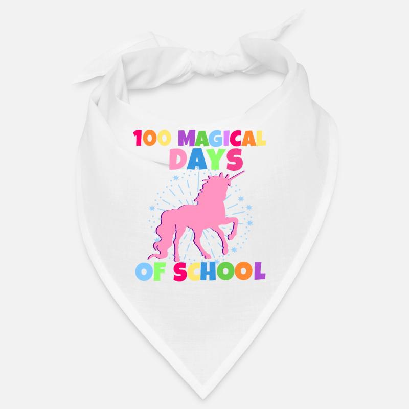 100 Tage Schule Schulkind Feier Einhorn Lehrer Bandana