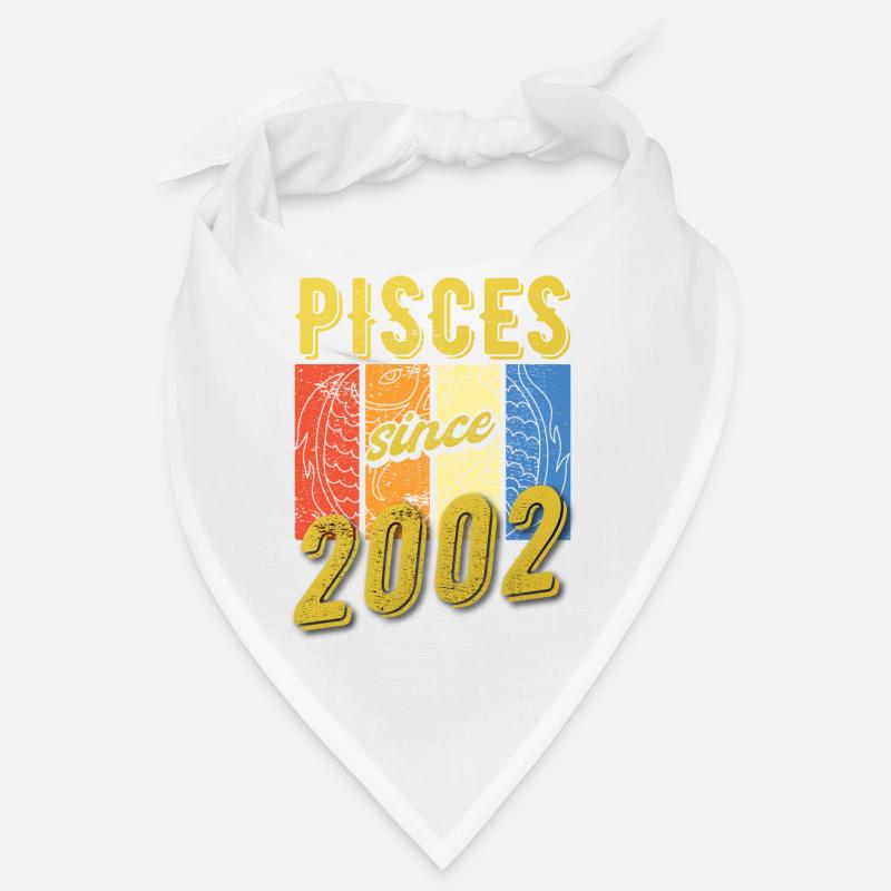 Fische 2002 Geburtstag Sternzeichen Geschenk Bandana