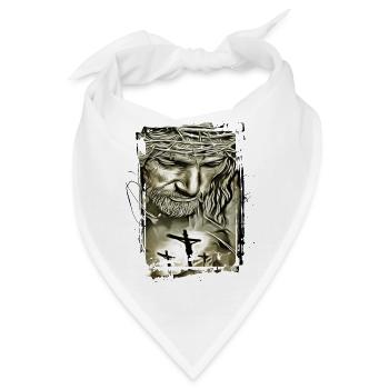 Jesus Maria Mutter Jesu Madonna Maria Marianna - Bandana - Weiß - Vorne