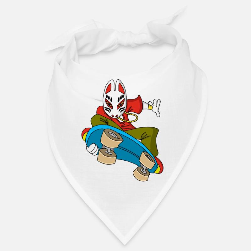 Fox Kitsune Skateboarding Bandana