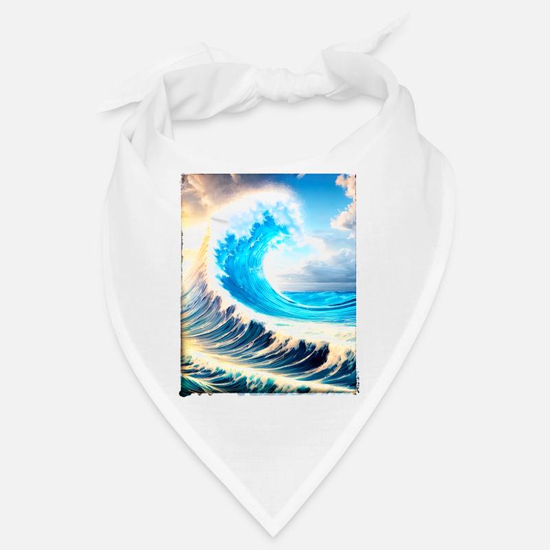 Perfect Wave #002f - Bandana - Weiß