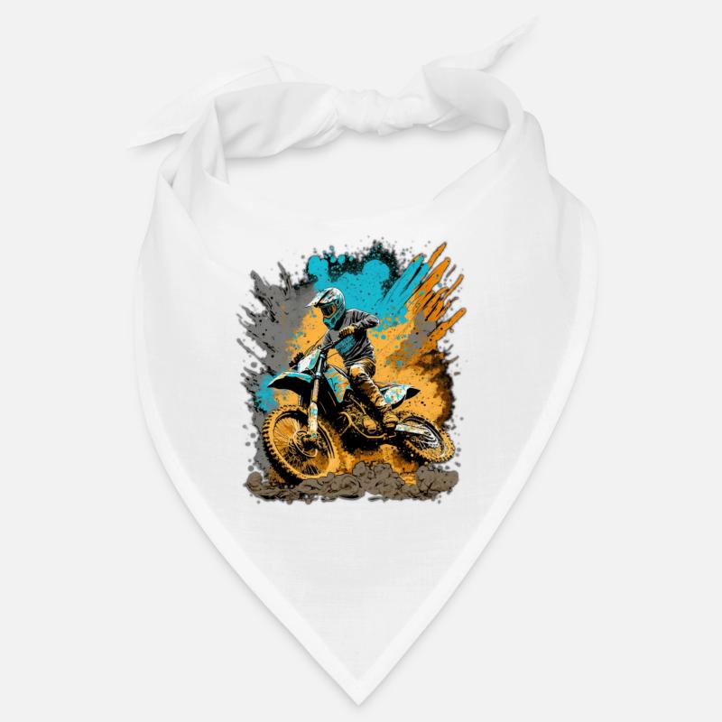 Motocross Action Schlamm Spritzer Bandana