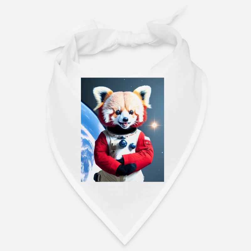 Glücklicher Roter Panda Austronaut Bandana