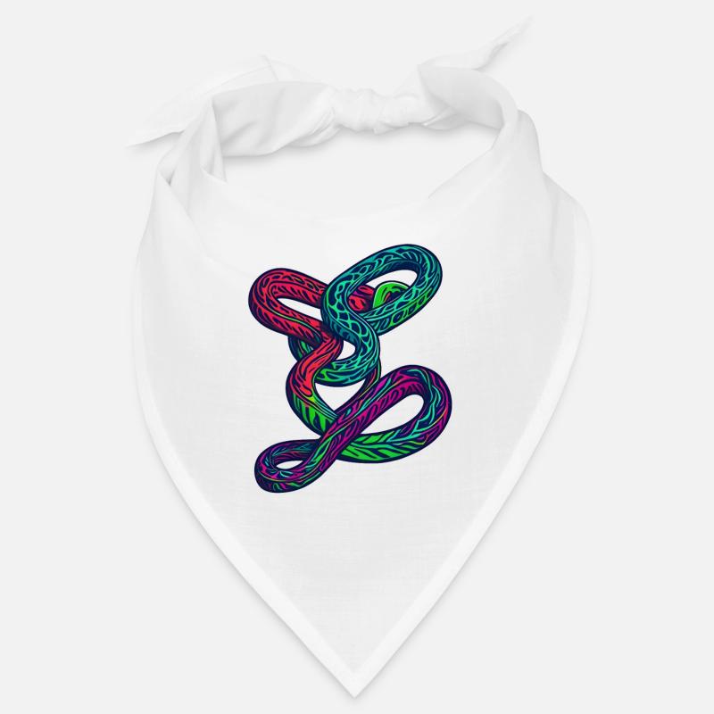 Einfache endlose Schlange Bandana