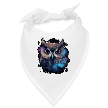 Mystisches Heulen, das uns ansieht, Fantasienatur - Bandana - Weiß - Vorne