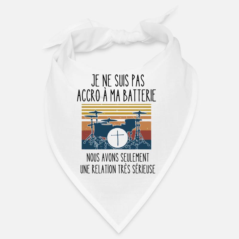 accro à ma batterie Bandana