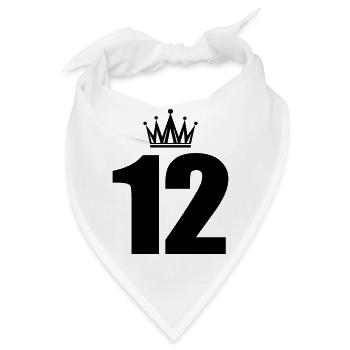 12 - Bandana - Weiß - Vorne