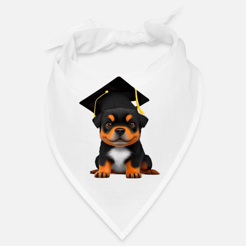Bachelor Rottweiler School Leaving Certificate Dogs Study Bandana