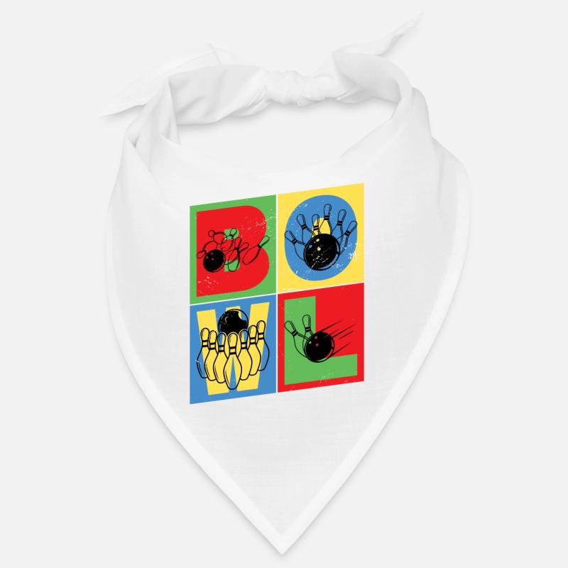 Bowling Bowling Bowling Ball Quilles Joueurs de bowling Bandana