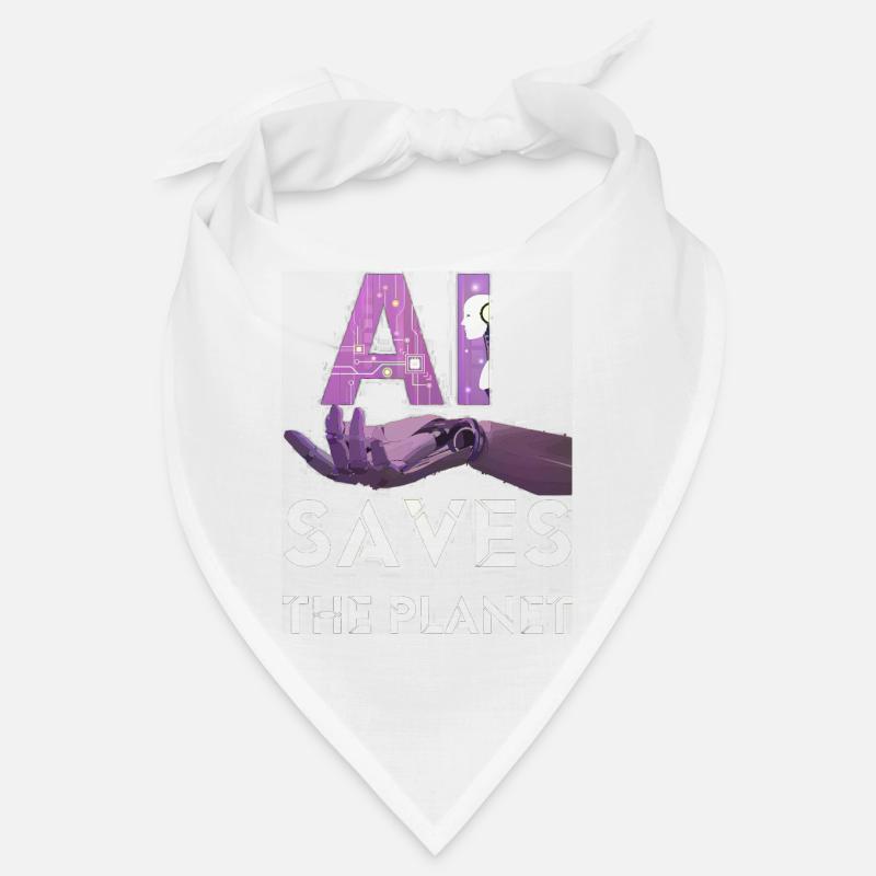 AI SAVE THE PLANET artificial intelligence Bandana