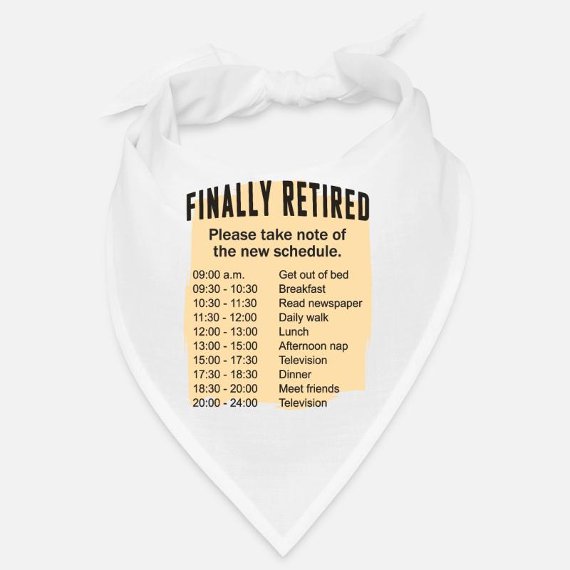 Rentner Zeitplan Tagesablauf Bandana