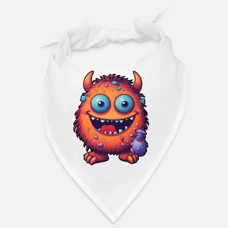 Petit monstre « Kuller » dans le style comique Bandana