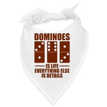 Domino Design - Bandana - Weiß - Vorne