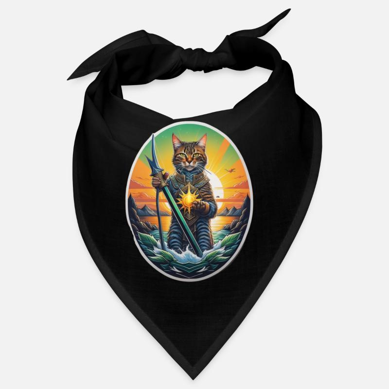 Die Schutzkatze des Sommerstrandes Bandana