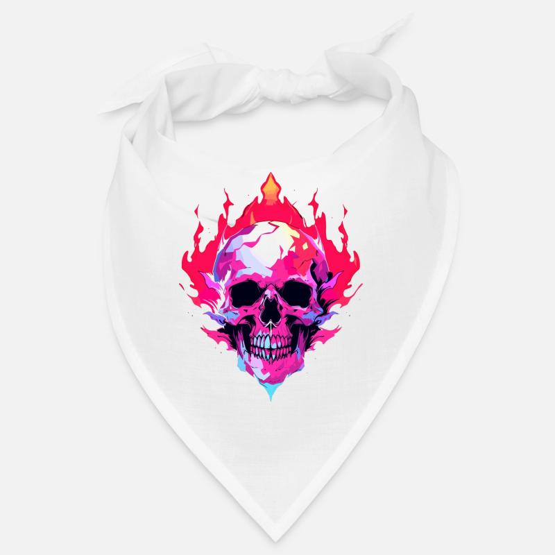 Crâne néon Bandana