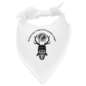 Trinkspruch - Bandana - Weiß - Vorne