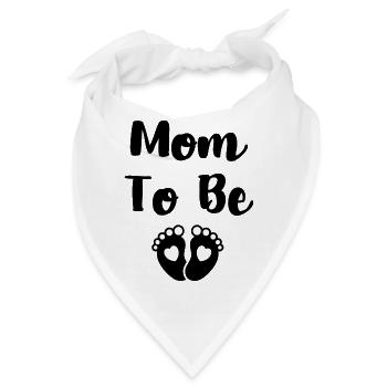werdende Mama - Bandana - Weiß - Vorne