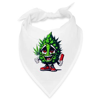 420 -Feierabend - Bandana - Weiß - Vorne