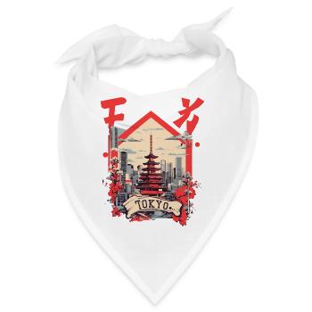 Tokyo - Bandana - Weiß - Vorne