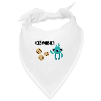 KEKSMONSTER Kekse - Bandana - Weiß - Vorne
