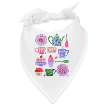 Dessert & Tea - Bandana - Weiß - Vorne