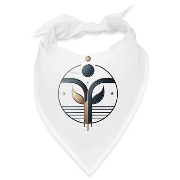 Symbol für organisches Wachstum - Bandana - Weiß - Vorne