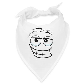 nur der Mann im Mond - Bandana - Weiß - Vorne