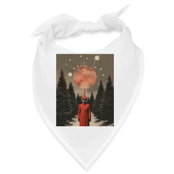 Einen mystischen Wunsch äußern - Bandana - Weiß - Vorne