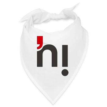 Hi - Bandana - Weiß - Vorne